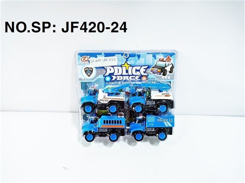  JF420-24 VĨ ÉP XE CT CS TRỚN 4C ĐỦ MẪU Police Fdrce 