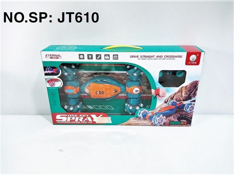  JT610 HỘP XE ĐỊA HÌNH ĐK 7 Đ.TÁC, BÁNH ĐÈN, CÓ SẠC, NÂNG CAO, PHUN KHÓI ONE KEY SPRAY JT609 