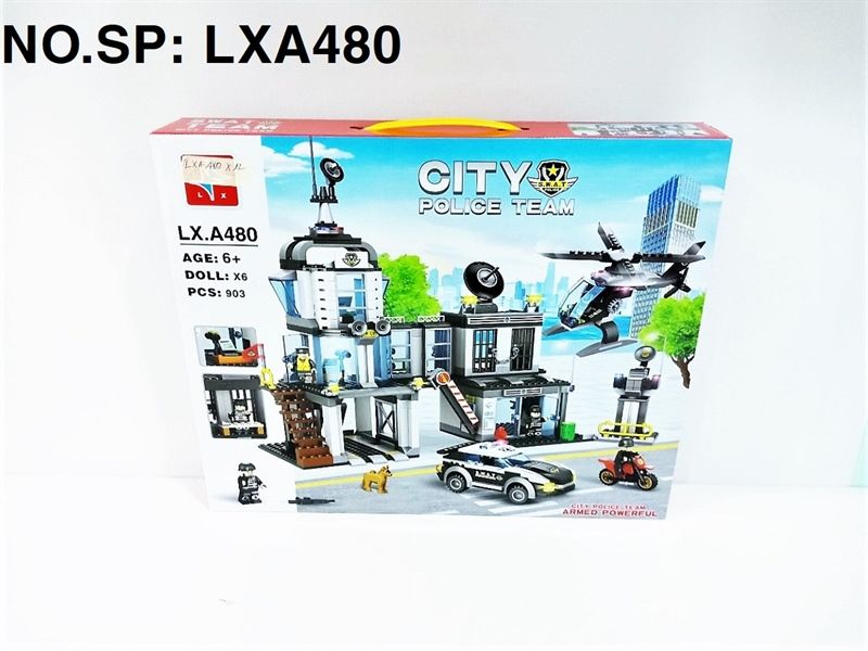  LXA480 HỘP LOGO RÁP TRỤ SỞ CS 903 MIẾNG City Police Team LX.A480 