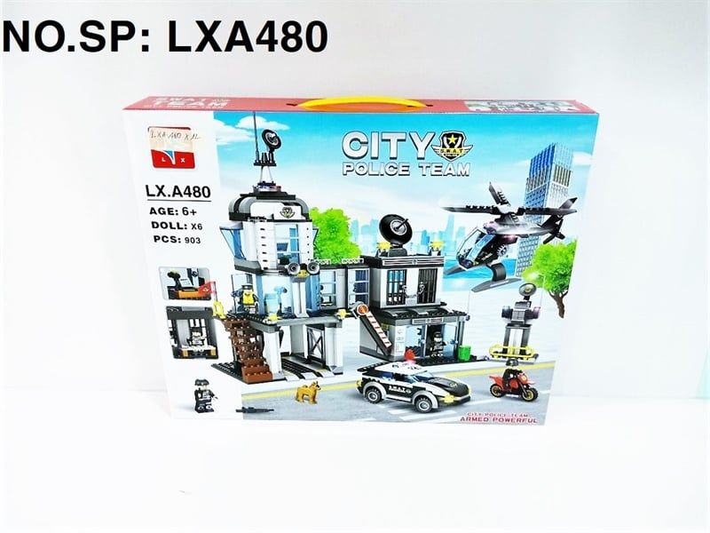  LXA480 HỘP LOGO RÁP TRỤ SỞ CS 903 MIẾNG City Police Team LX.A480 