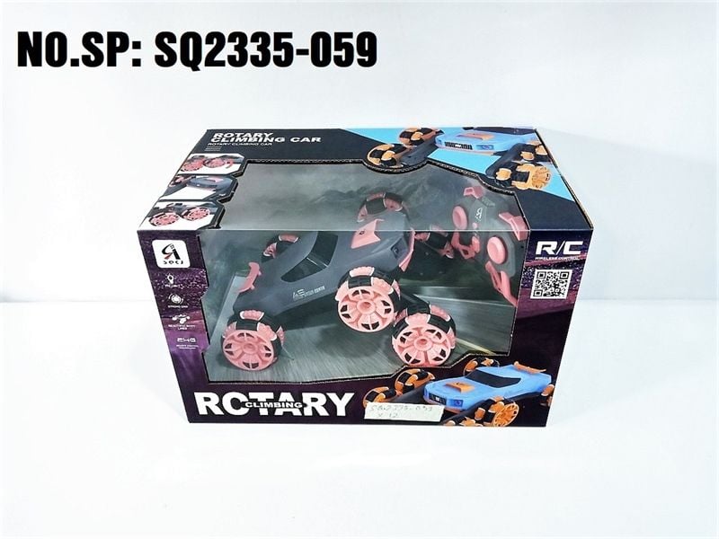  SQ2335-059 HỘP XE ĐỊA HÌNH 6 BÁNH ĐK 7 Đ.TÁC, CÓ SẠC Rotary Climbing Car 