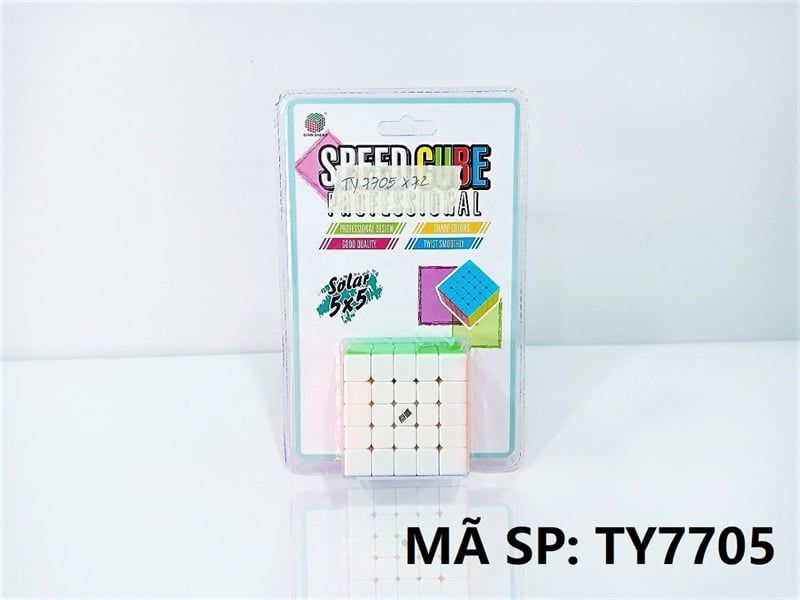  TY7705 VĨ ÉP RUBIC 5x5 Speed Cube Professional 