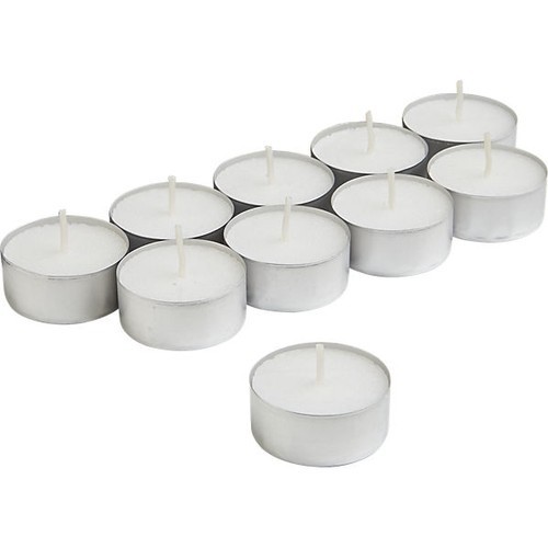  Nến Tea Light Sáp Trà Không Mùi, Không Khói, Thân Thiện Môi Trường Cháy 4 giờ Hộp 10 viên 