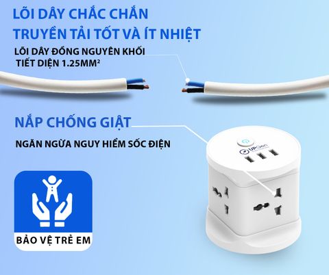  Ổ cắm điện UPGEN T1 