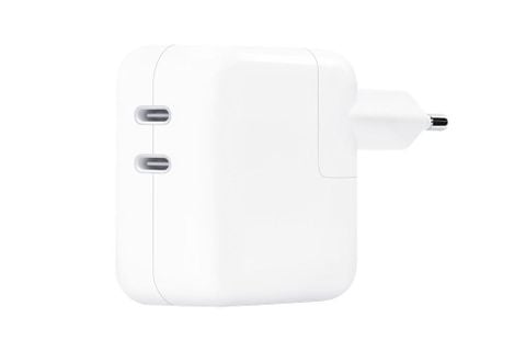  Adapter Củ Sạc Dual Type C 35W Apple chính hãng MNWP3 Trắng 