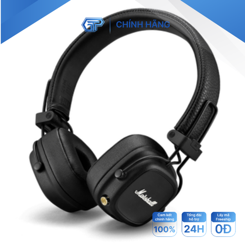  Tai Nghe Chụp Tai Marshall Major IV (4) Kết Nối Bluetooth - HÀNG CHÍNH HÃNG, Bảo hành 12 tháng 