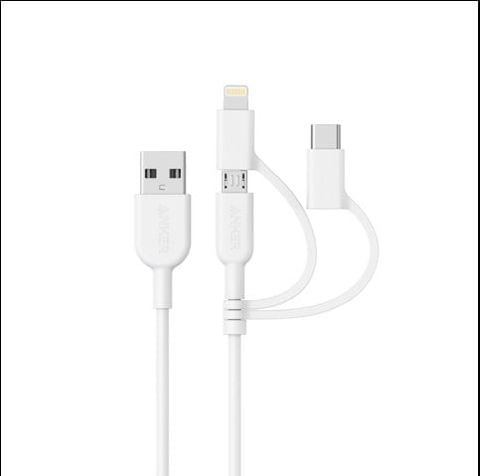 Cáp sạc Anker Powerline II | A to 3 in 1 | 0.9m 