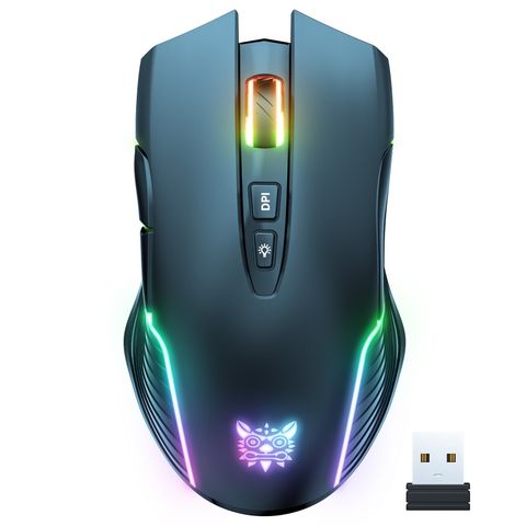  Onikuma CW905 2.4G Chuột không dây RGB (Đen) 