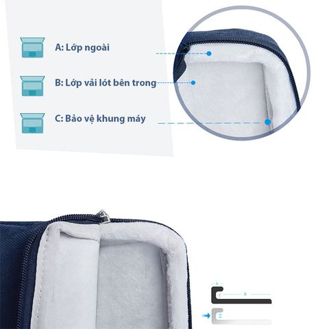  TÚI CHỐNG SỐC SIMTOP SKIN ZIP - 14
