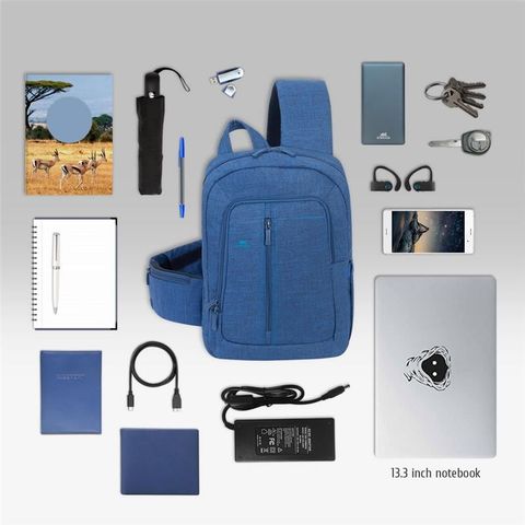  Ba lô đeo chéo Rivacase 7529 dành cho Laptop 13.3