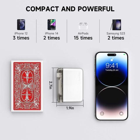  Pin sạc dự phòng SHARGE FLOW 10000mAh 20W - 1C và 1A | SHARGEEK 