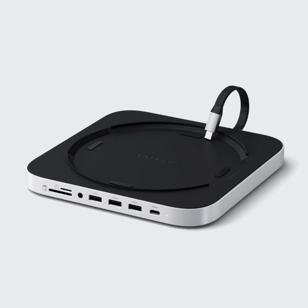  Đế kiêm Hub chuyển đổi cho Mac Mini/Studio 7in1 với khe NVME SSD 