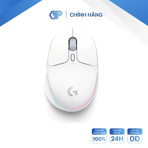  Chuột gaming không dây Logitech G705 Off-white (trắng) - hàng chính hãng 