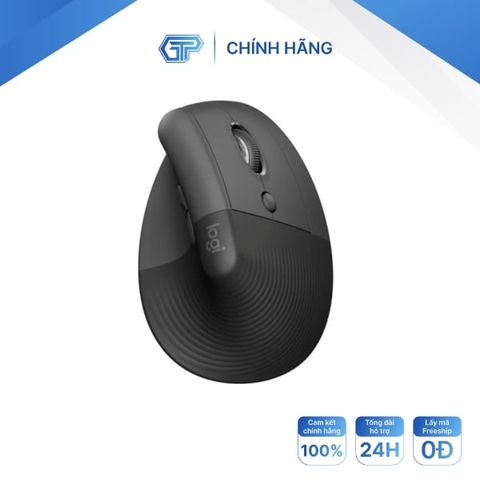  Chuột công thái học Logitech Lift Vertical (Đen) 
