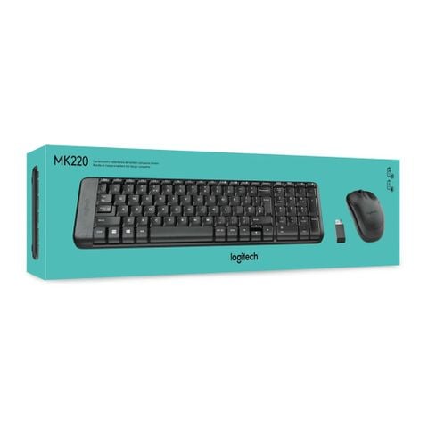  Combo bàn phím + Chuột không dây Logitech MK220 