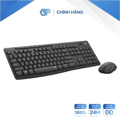  Combo bàn phím + Chuột không dây Logitech MK295 Silent 