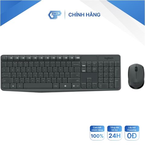  Combo Bàn phím + Chuột không dây Logitech MK235 