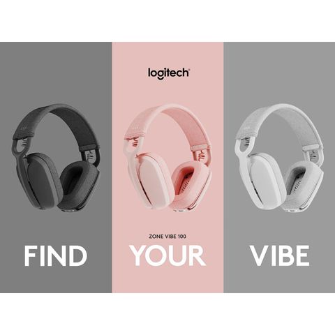  Tai nghe Logitech Zone Vibe 100 Wireless/Bluetooth 