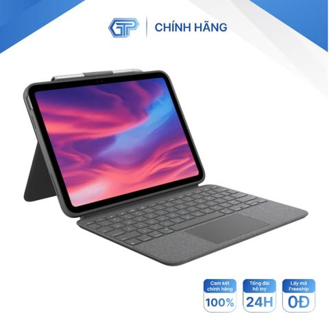  Bộ đôi Cảm ứng của Logitech - Bao kiêm Bàn phím cho iPad 