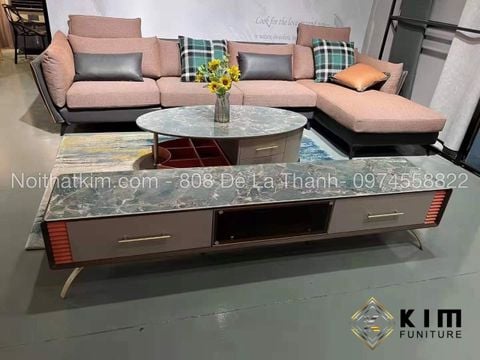 Kệ tivi cao cấp nhập khẩu nguyên khối - 2137