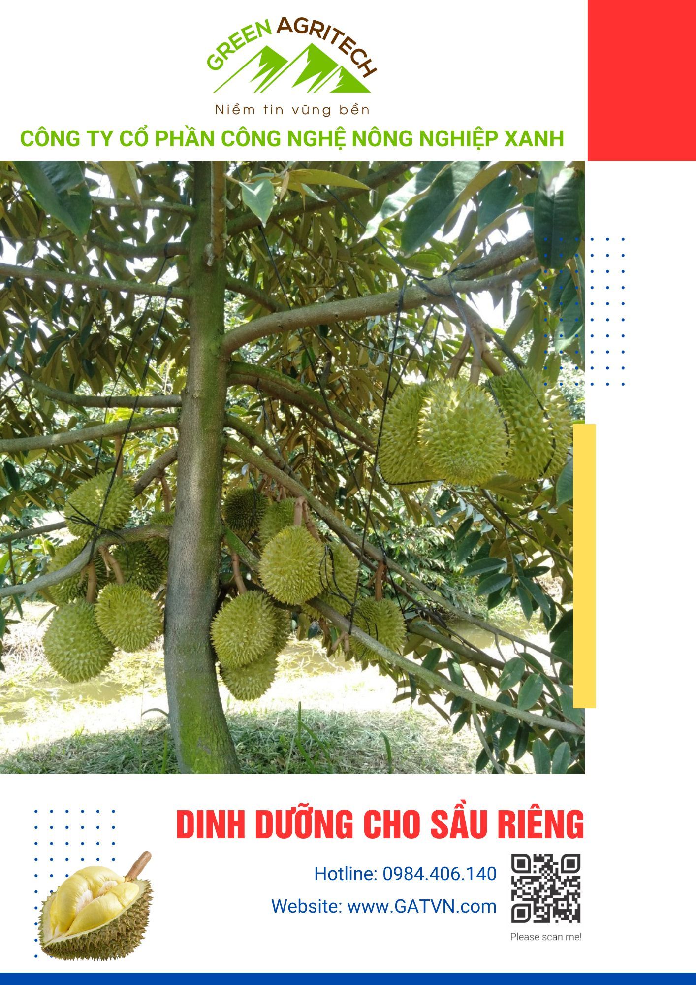  Dinh dưỡng cho sầu riêng - Phân bón hòa tan FusaNu 