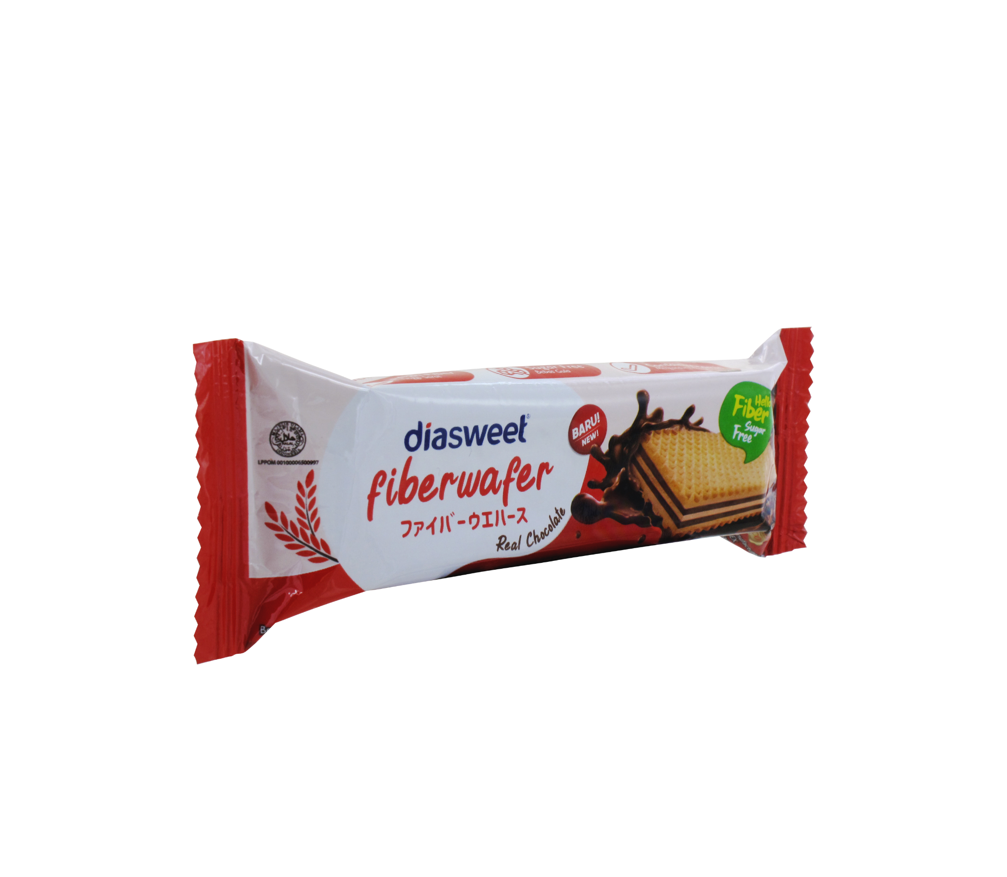  Bánh xốp vị sô cô la Diasweet- Diasweet Fiberwafer Real chocolate 