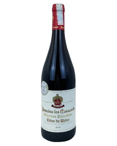  Rượu vang đỏ Pháp Côtes Du Rhône Domaine Les Casanets 2021 trên 5% ABV* 