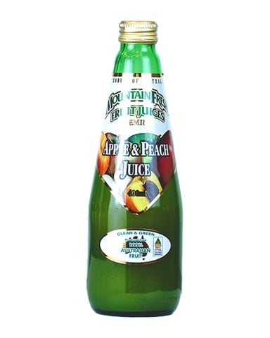  Nước ép nguyên chất vị Táo - Đào 400ml Mountain Fresh 