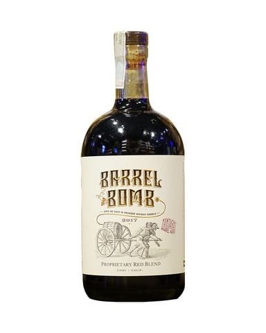  Rượu vang đỏ Mỹ Barrel Bomb Proprietary Red Blend trên 5% ABV* 