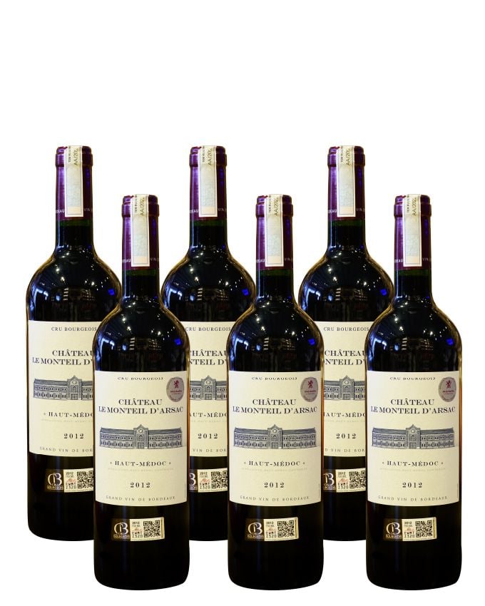  Rượu vang đỏ Pháp Château Le Monteil d'Arsac Haut - Médoc 