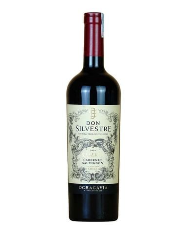  Rượu vang đỏ Chile Ochagavia Don Silvestre Reserva Cabernet Sauvignon 2020 trên 5% ABV* 