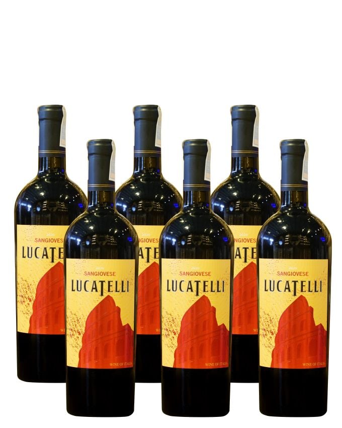  Rượu vang đỏ Ý Lucatelli Sangiovese trên 5% ABV* 