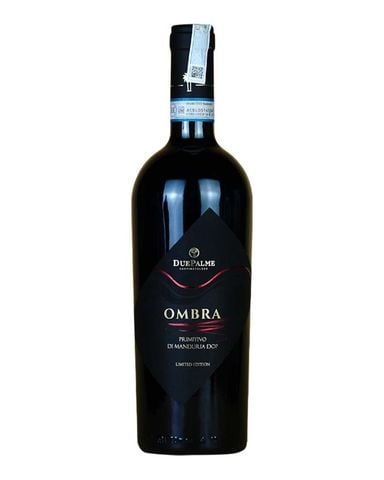  Rượu vang đỏ Ý Due Palme Ombra Primitivo Di Manduria DOP Riserva 2019 