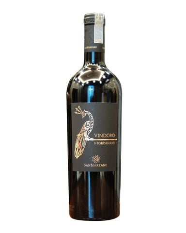  Rượu vang đỏ Ý Vindoro Negroamaro Salento IGP Vintage 2021 trên 5% ABV* 