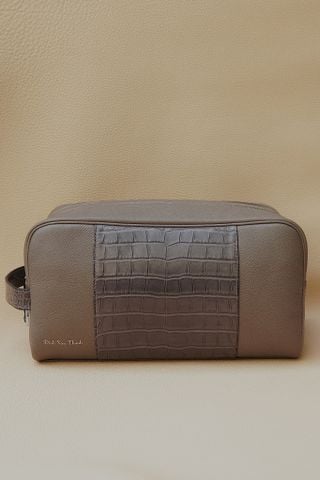  Double Dopp Kit Bag (Mix with Cro & Lizard) 