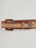 Hand Carved Sheridan Belt