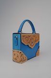 Box Bag (Flap and Bottom Hand Carved)