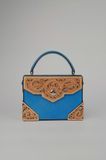 Box Bag (Flap and Bottom Hand Carved)
