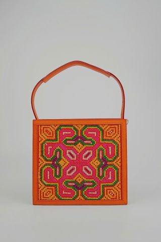  Brocade Mixed Square Bag 