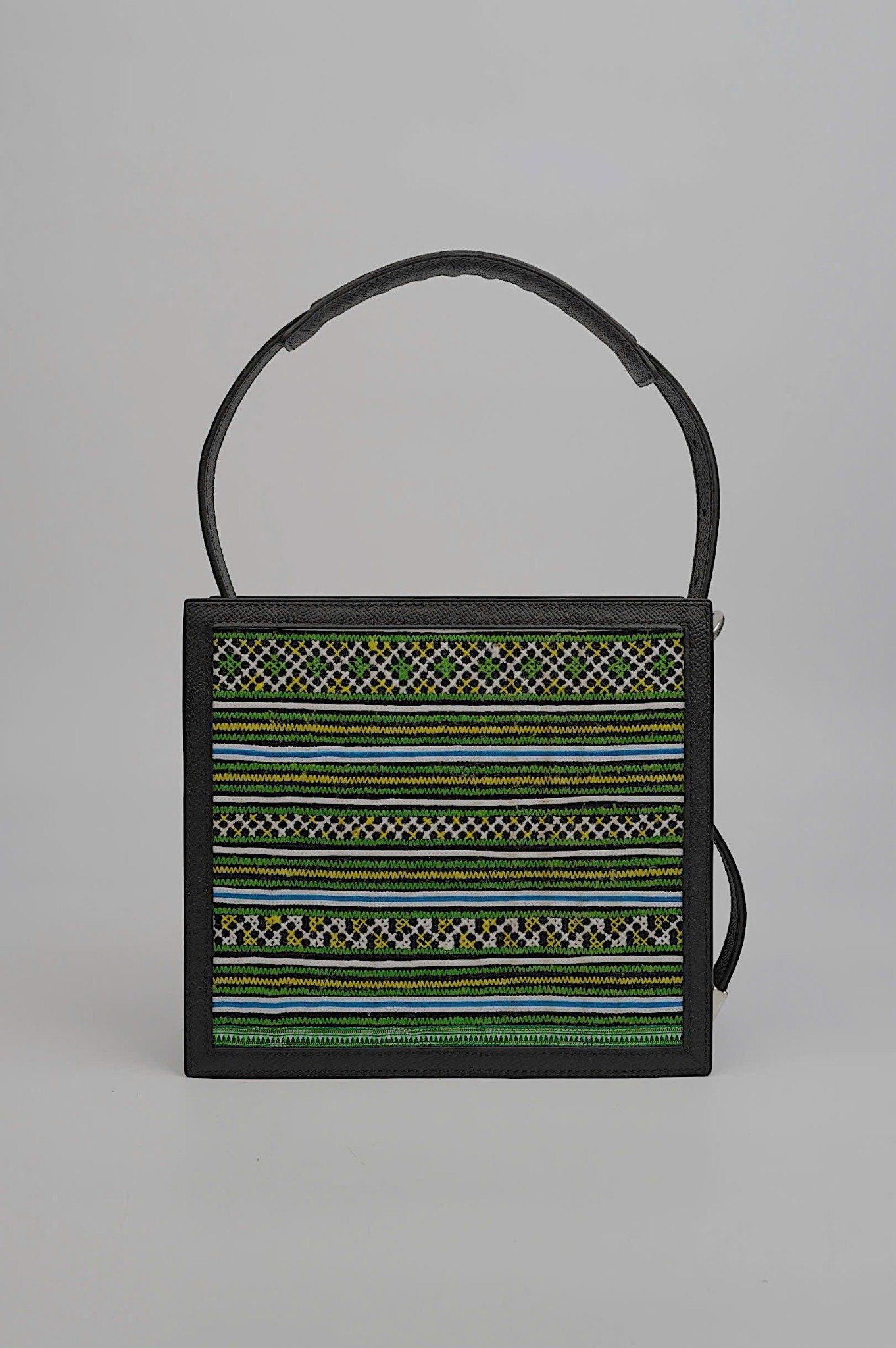 Brocade Mixed Square Bag