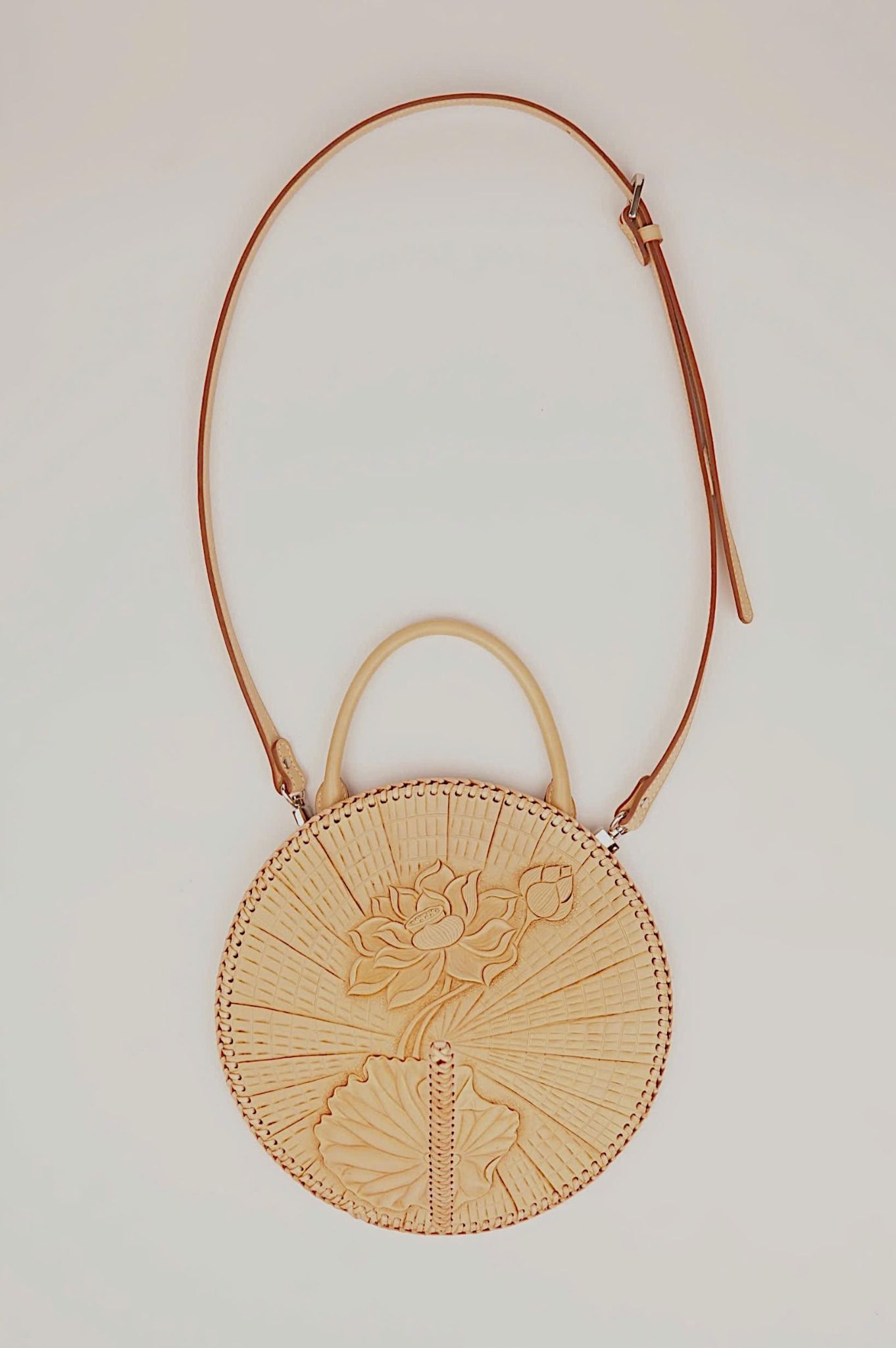 Nón Bag (Freestyle Carved Round Bag)