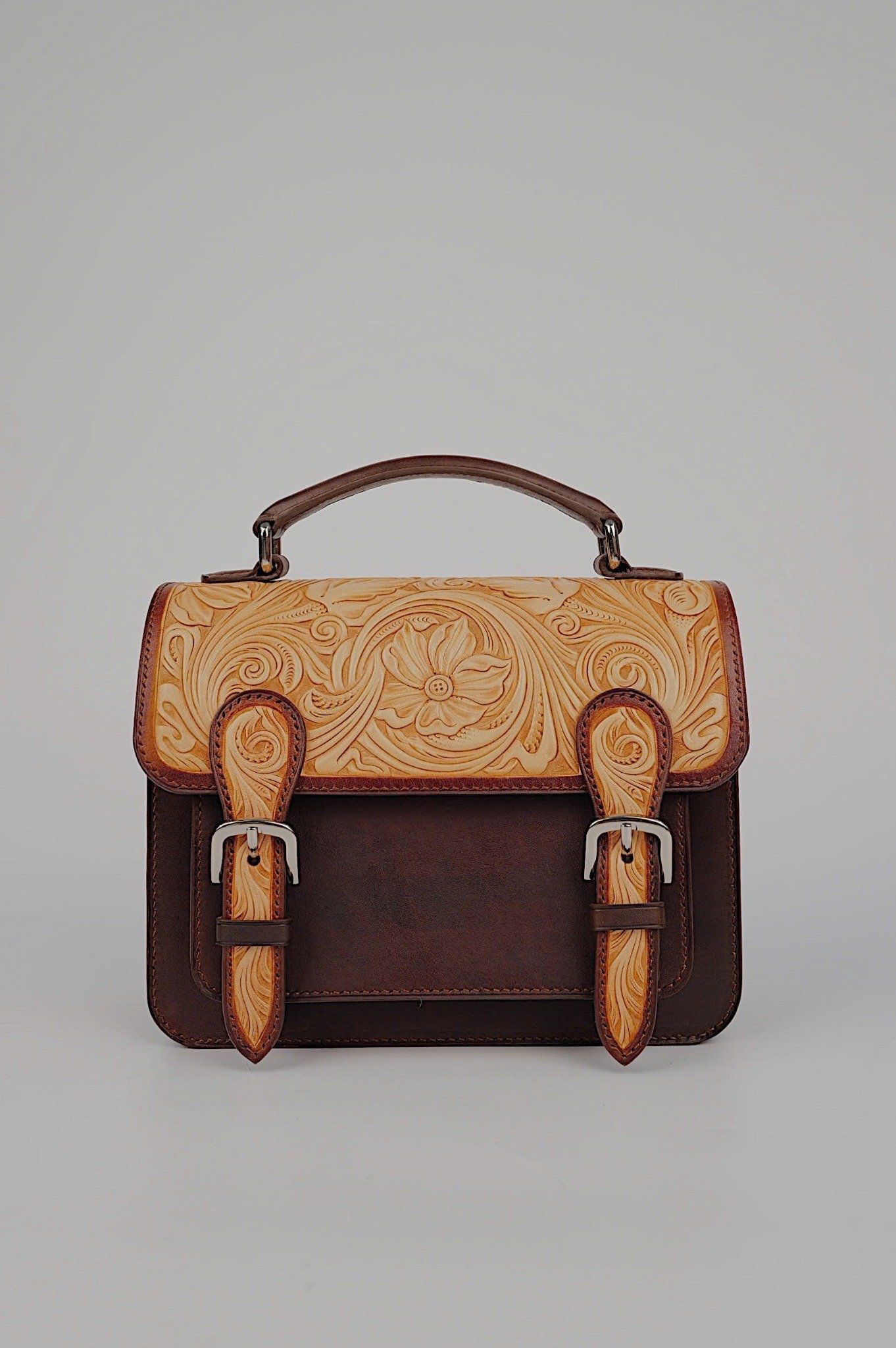 Satchel Mini (Hand Carved Flap)