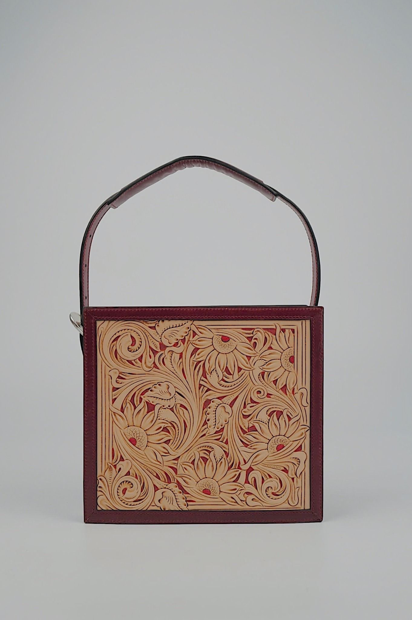 Hand Carved Sheridan (Square Bag)