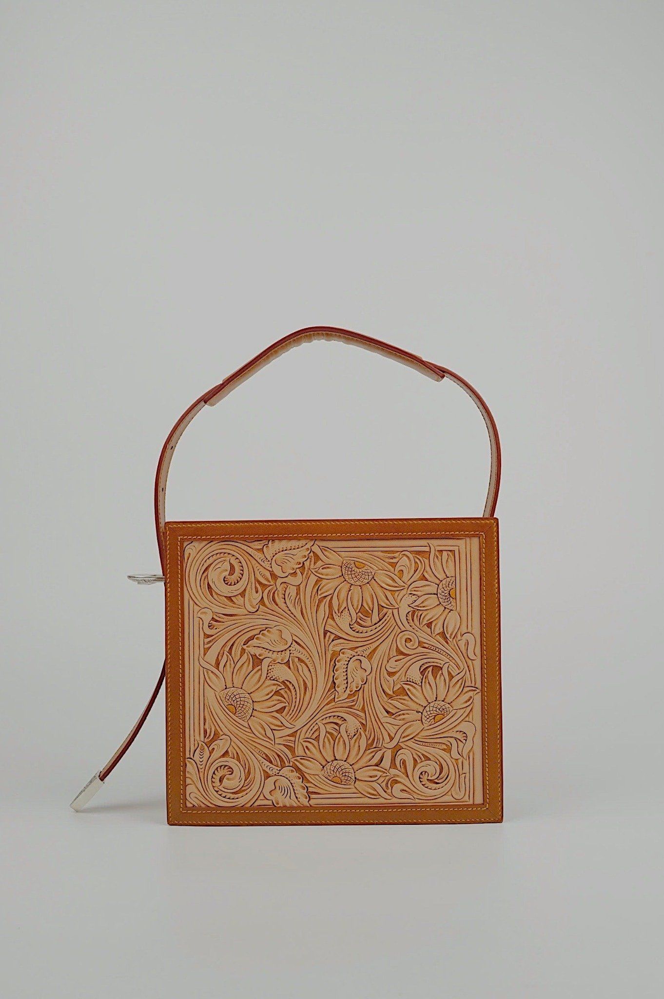 Hand Carved Sheridan (Square Bag)