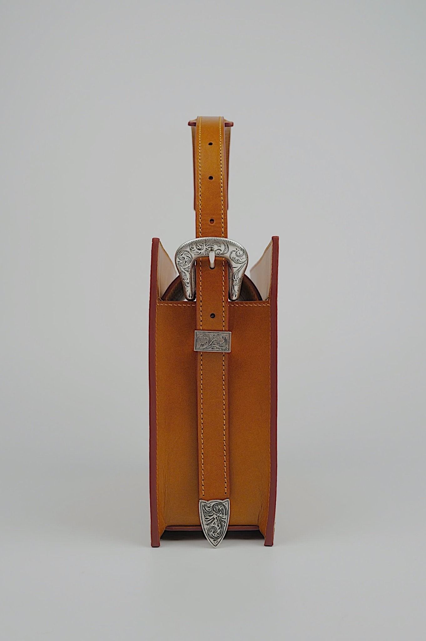 Hand Carved Sheridan (Square Bag)