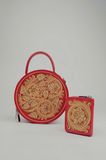 Hand Carved Sheridan (Round Zipper Bag)