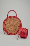 Hand Carved Sheridan (Round Zipper Bag)