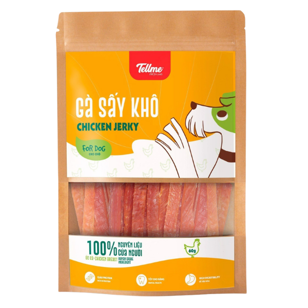  Tellme gà sấy khô cho chó 