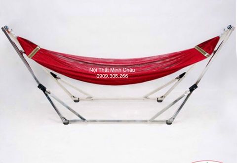  Võng xếp inox ống vuông 