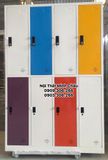  Tủ locker 8 ngăn - 4 cột sơn màu 